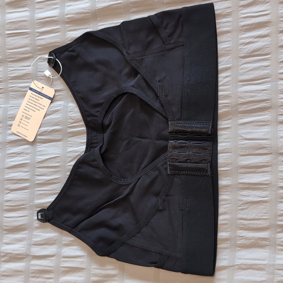 Small Nursing Pumping Bra Tank Top Set Black - Picture 9 of 12